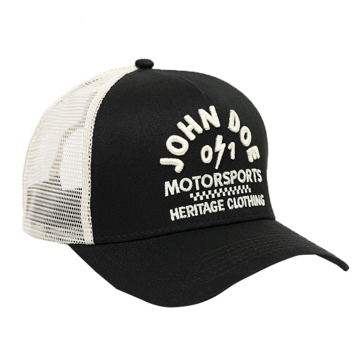 John Doe Trucker Cap Black / White