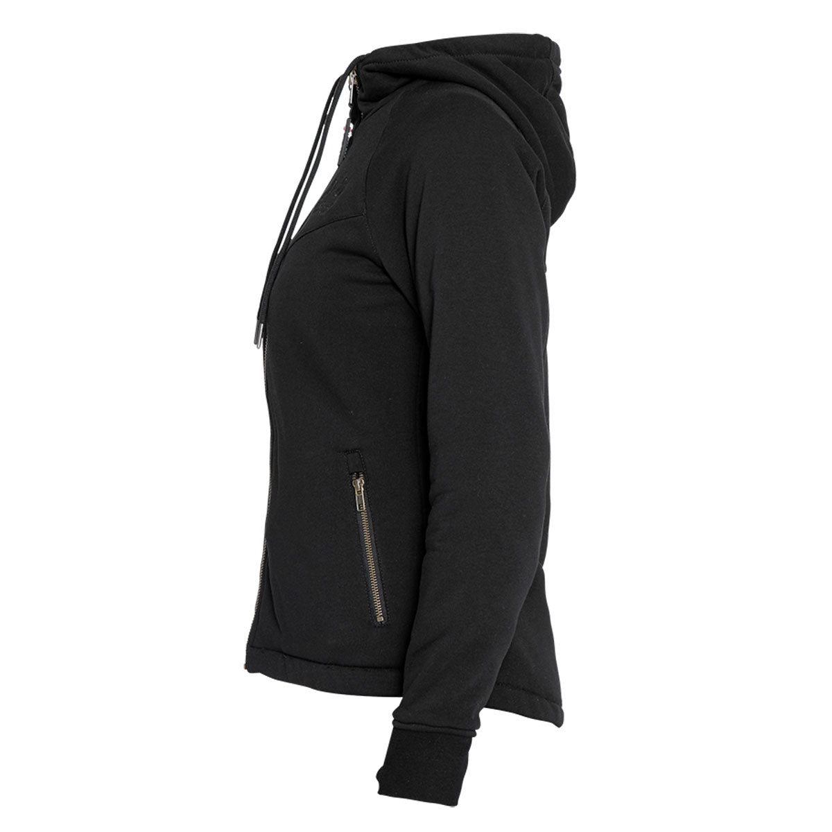 John Doe XTM V2 Ladies Protective Hoodie Black  - FREE UK Shipping, FREE 365 Day Returns | Moto Central