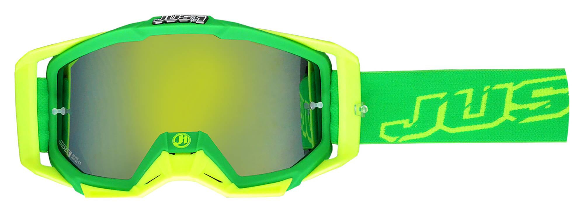 Just1 Iris MX Goggles Neon Green / Yellow