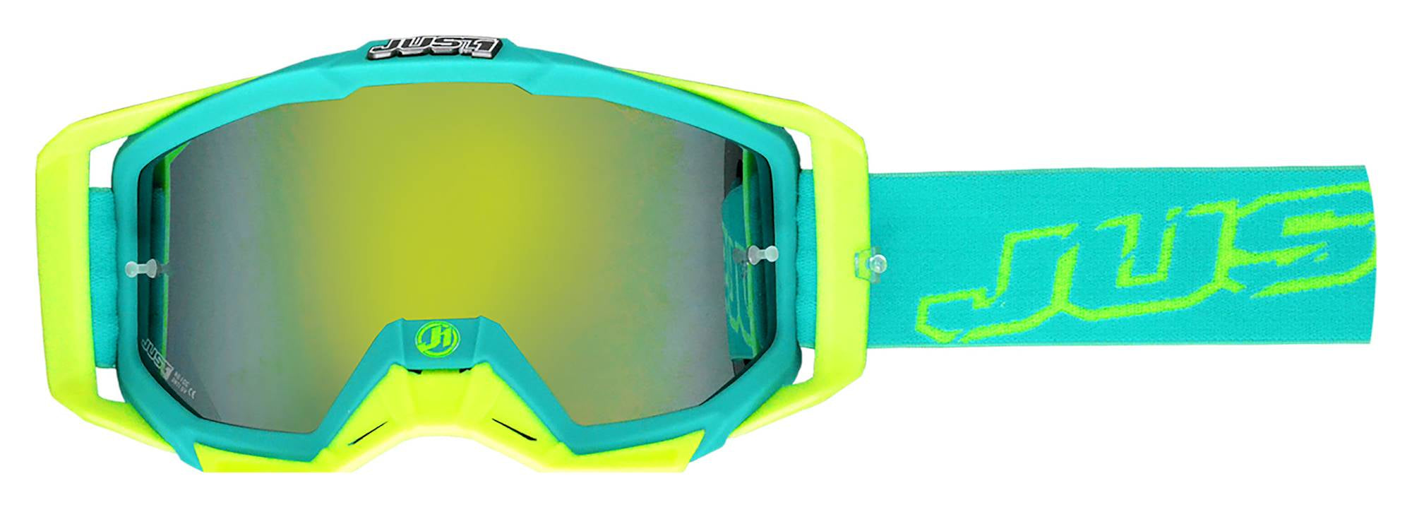 Just1 Iris MX Goggles Neon Yellow / Blue