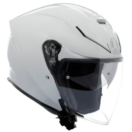 AGV K5 Jet Evo Solid Open Face Helmet Stelvio White