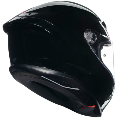 AGV K6-S Solid Full Face Helmet Black