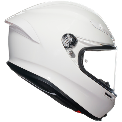 AGV K6-S Solid Full Face Helmet White