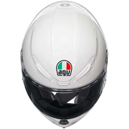 AGV K6-S Solid Full Face Helmet White