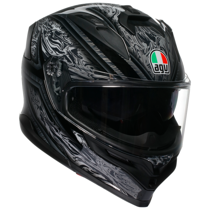 AGV K7 Damascus Full Face Helmet Black / Silver