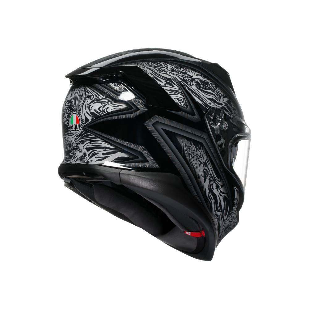 AGV K7 Damascus Full Face Helmet Black / Silver