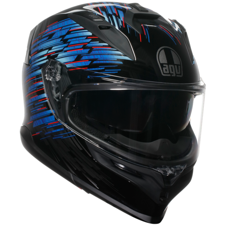 AGV K7 Genisys Full Face Helmet Black / Blue / Grey