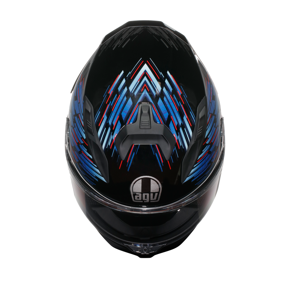 AGV K7 Genisys Full Face Helmet Black / Blue / Grey