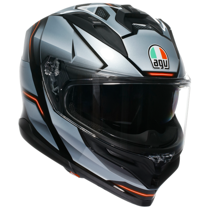 AGV K7 Jaeger Full Face Helmet Black / Silver