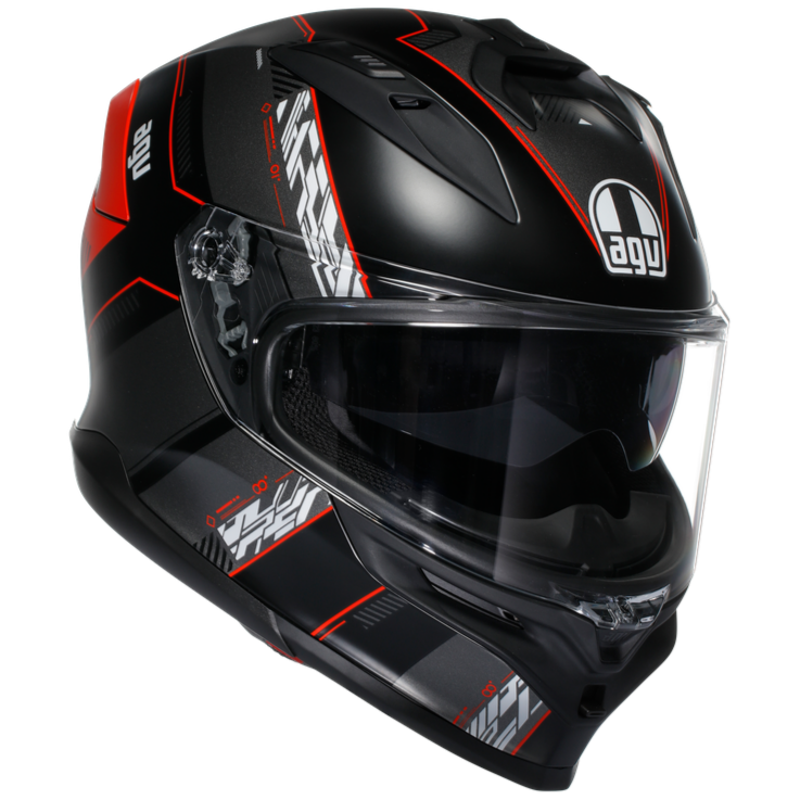 AGV K7 Kyber Full Face Helmet Black / Red