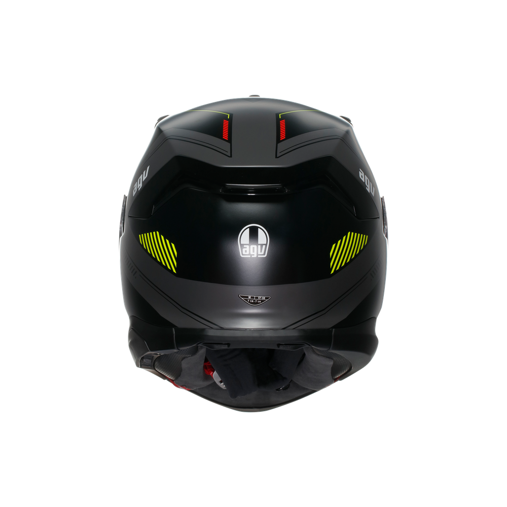 AGV K7 Kyber Full Face Helmet Matt Grey / Fluo Yellow