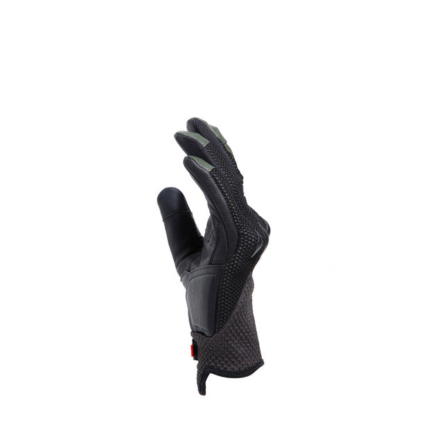 Dainese Karakum Ergo-Tek Summer Leather Gloves Black / Green