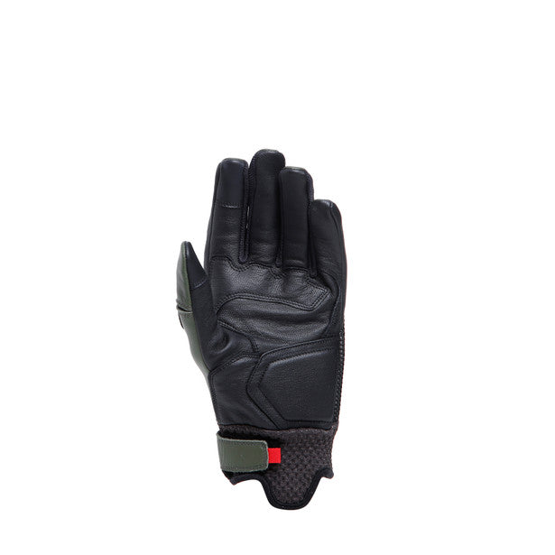 Dainese Karakum Ergo-Tek Summer Leather Gloves Black / Green