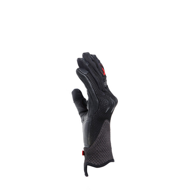 Dainese Karakum Ergo-Tek Summer Leather Gloves Black / Red