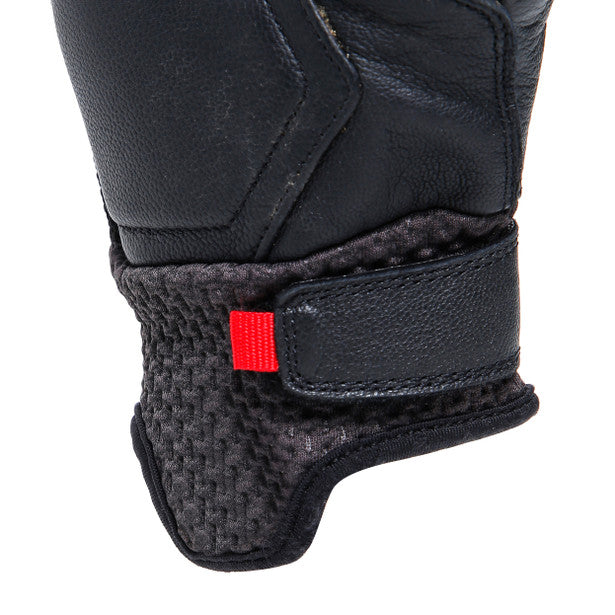 Dainese Karakum Ergo-Tek Summer Leather Gloves Black / Red