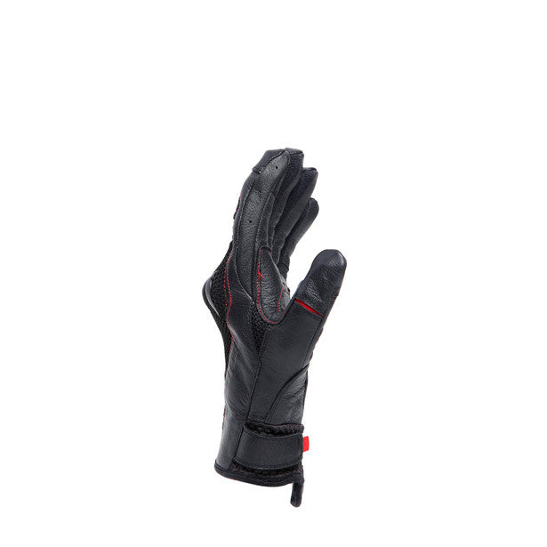 Dainese Karakum Ergo-Tek Magic Connection Summer Leather Gloves Black