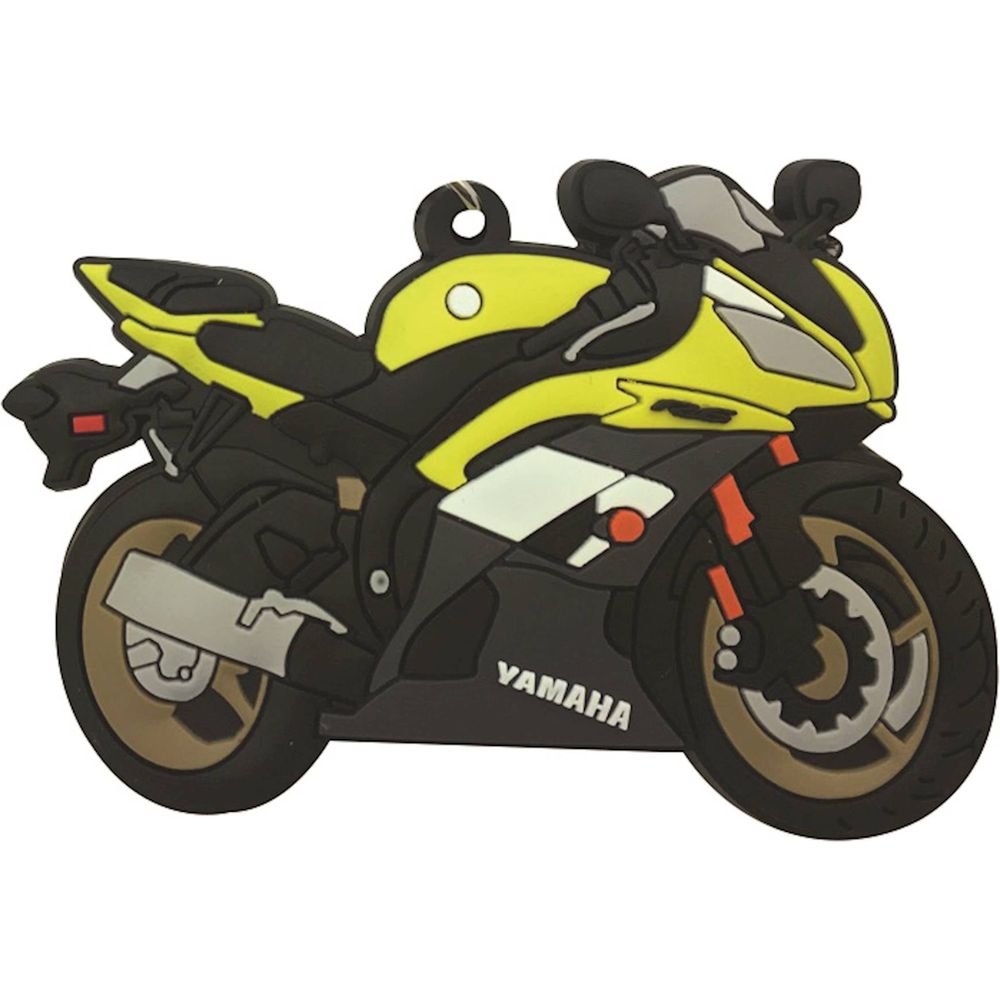 Bike It Yamaha YZF-R6 16> Rubber Keyfob - #126