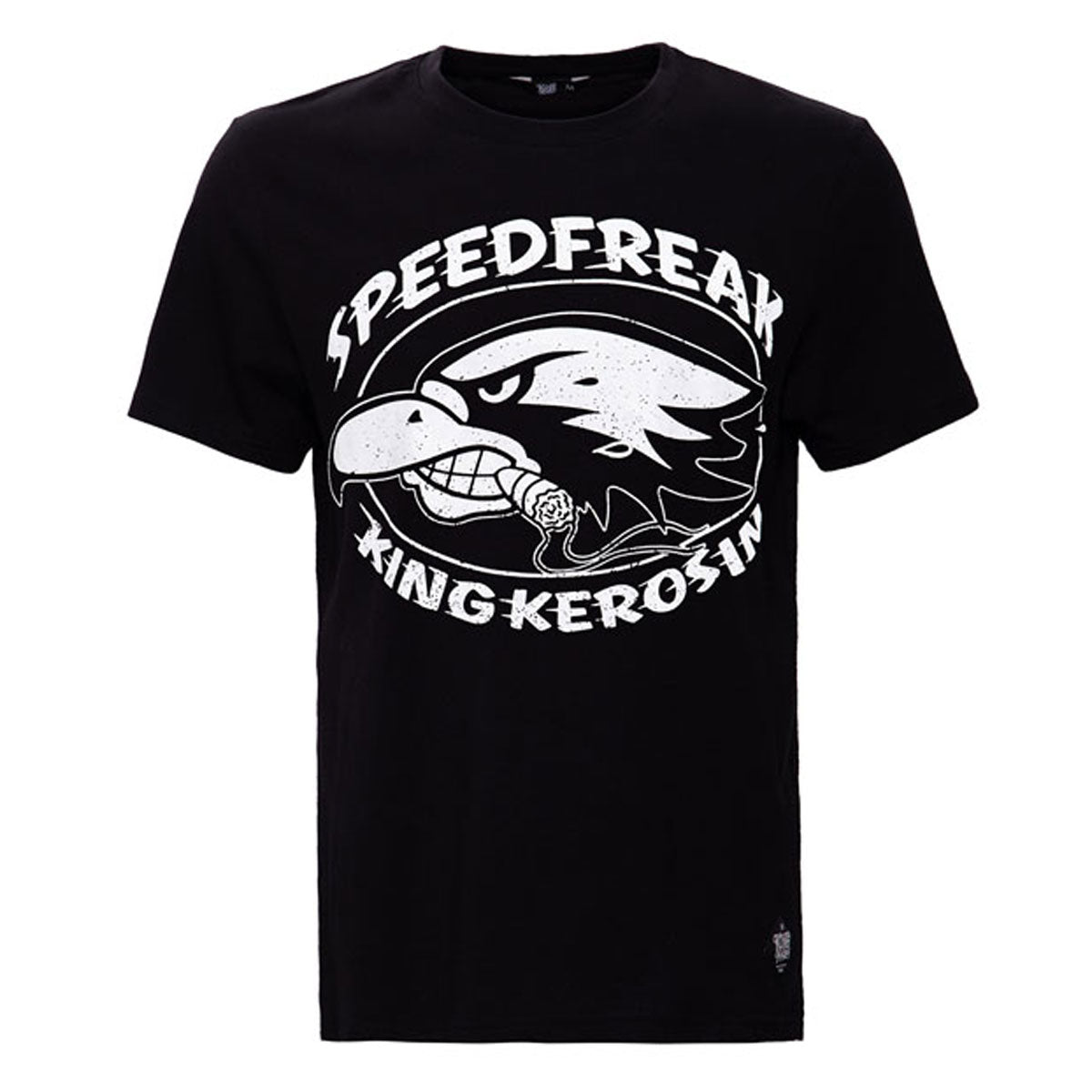 King Kerosin Speedfreak T-Shirt Black - FREE UK Shipping, FREE 365 Day Returns | Moto Central