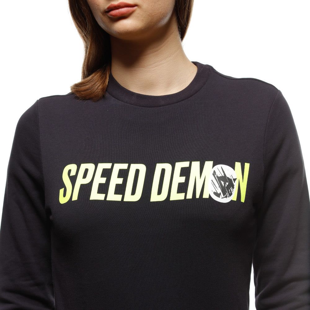 Dainese Knee Down Ladies Sweater Nine Iron Black - FREE UK Shipping, FREE 365 Day Returns | Moto Central