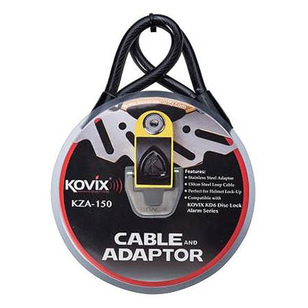 Kovix KSA Security Cable With Adaptor 1500mm KAL6