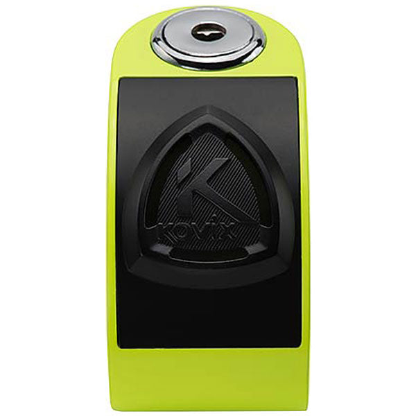 Kovix KD6 Alarmed Disc Lock 6mm Fluo Green - FREE UK Shipping, FREE 365 Day Returns | Moto Central