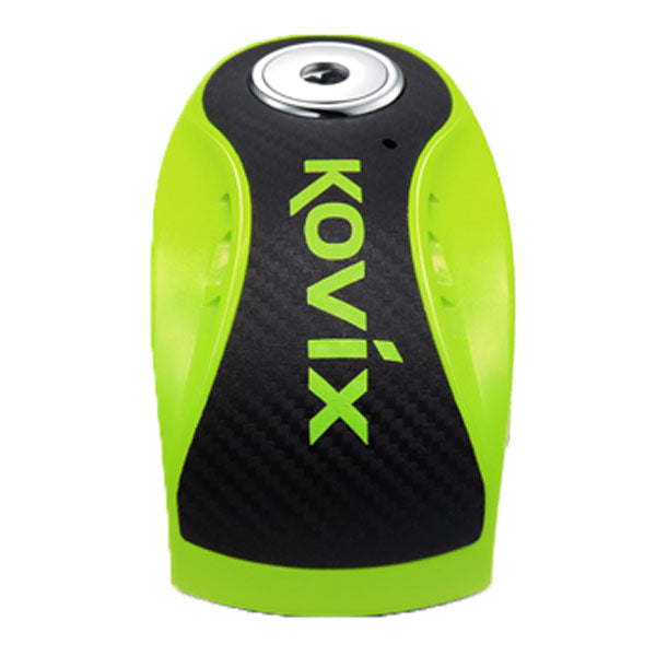 Kovix KNX Alarmed Disc Lock 6mm Fluo Green