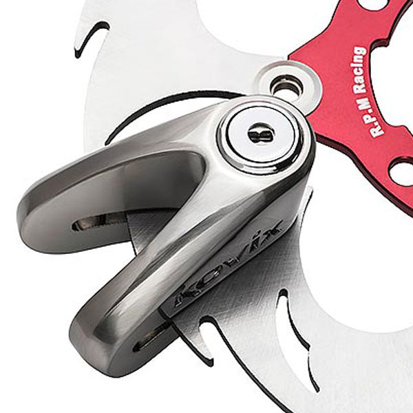 Kovix KVZ1 Disc Lock 6mm Brushed Metal - FREE UK Shipping, FREE 365 Day Returns | Moto Central