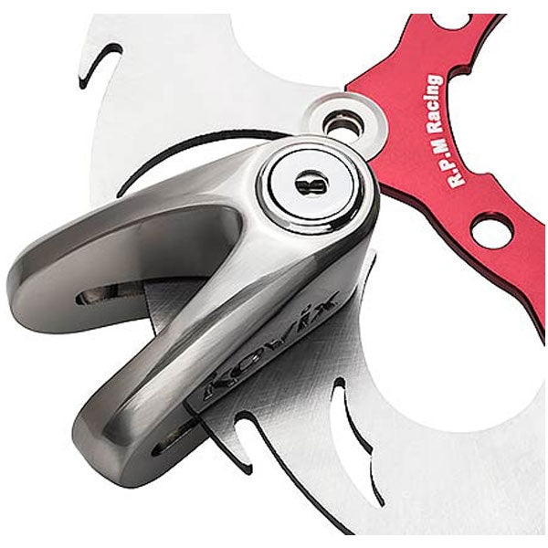 Kovix KVZ2 Disc Lock 14mm Brushed Metal - FREE UK Shipping, FREE 365 Day Returns | Moto Central