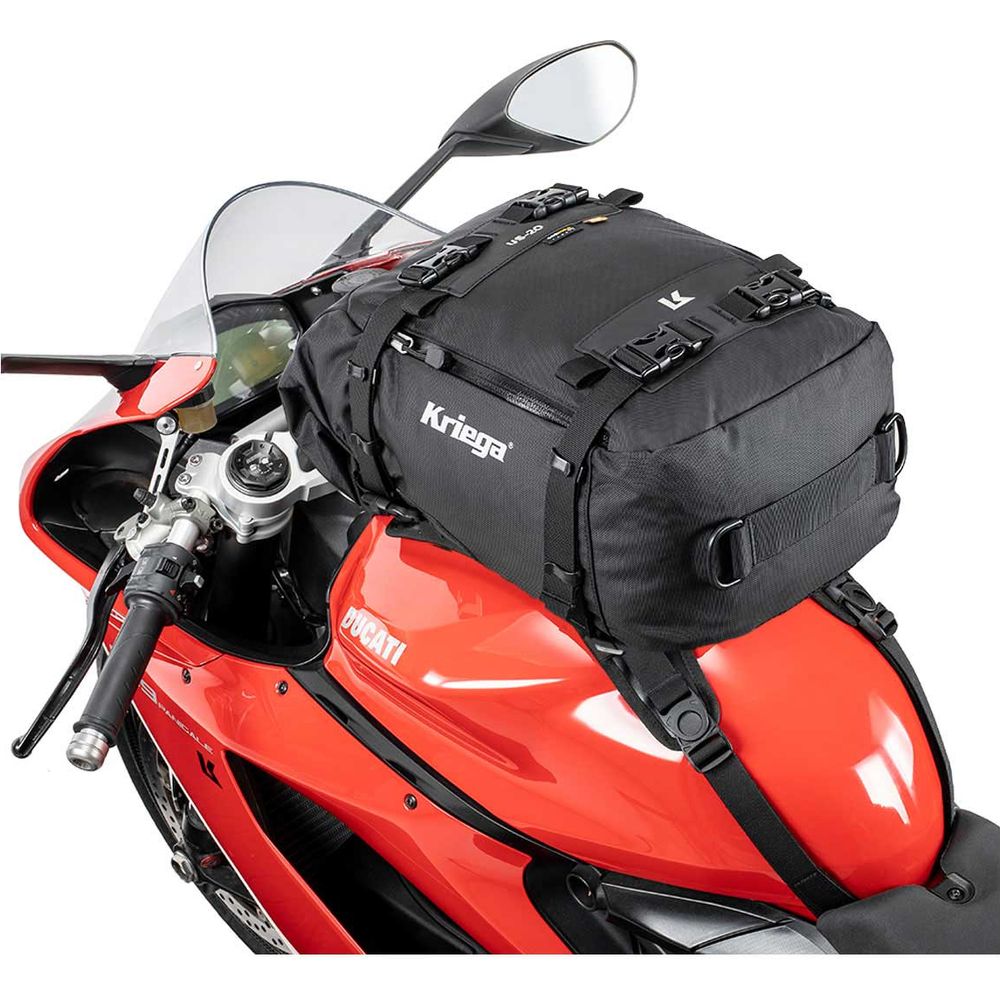 Kriega US20 Drypack Black - 20 Liters - FREE UK Shipping, FREE 365 Day Returns | Moto Central