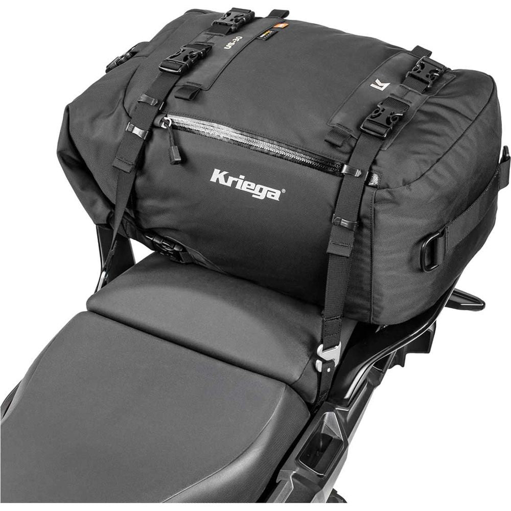 Kriega US30 Drypack Black - 30 Liters - FREE UK Shipping, FREE 365 Day Returns | Moto Central