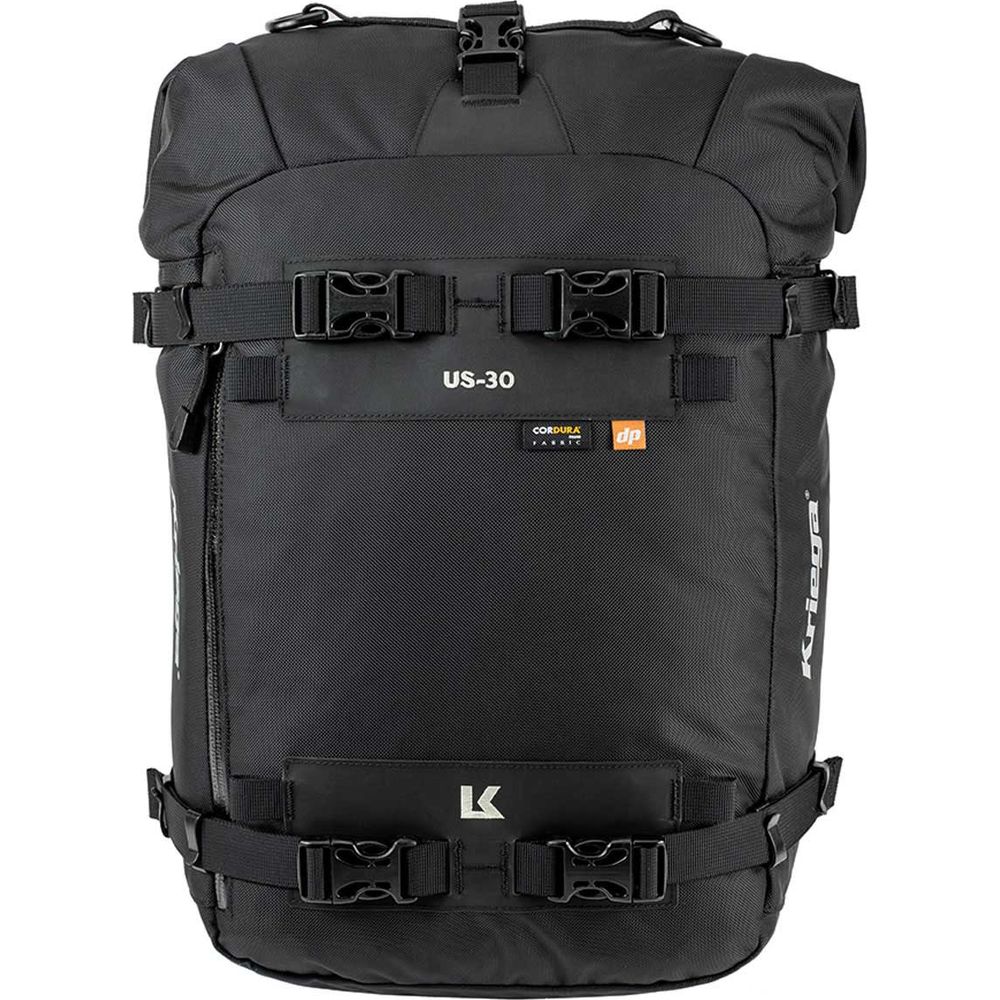 Kriega US30 Drypack Black - 30 Liters - FREE UK Shipping, FREE 365 Day Returns | Moto Central