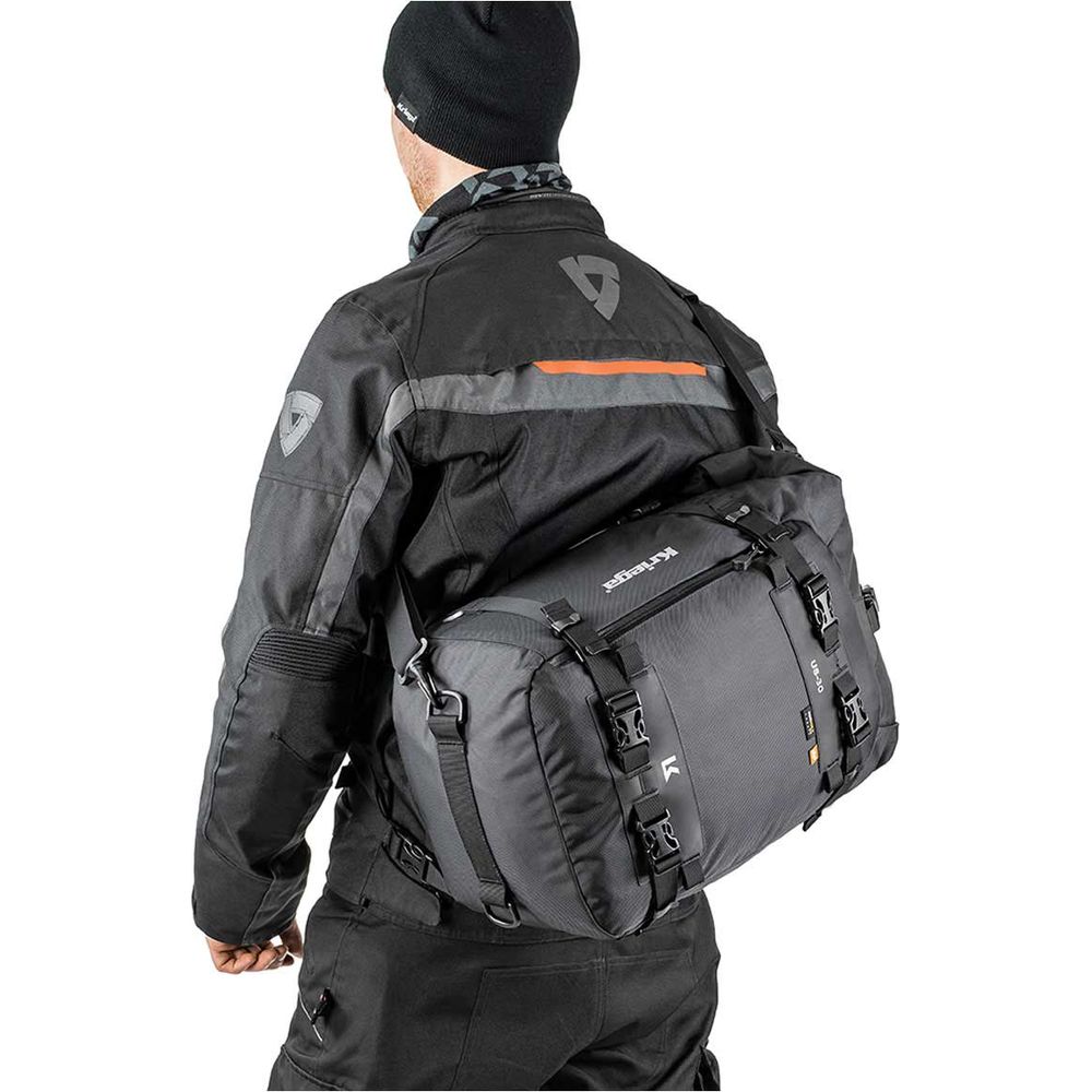 Kriega US30 Drypack Black - 30 Liters - FREE UK Shipping, FREE 365 Day Returns | Moto Central