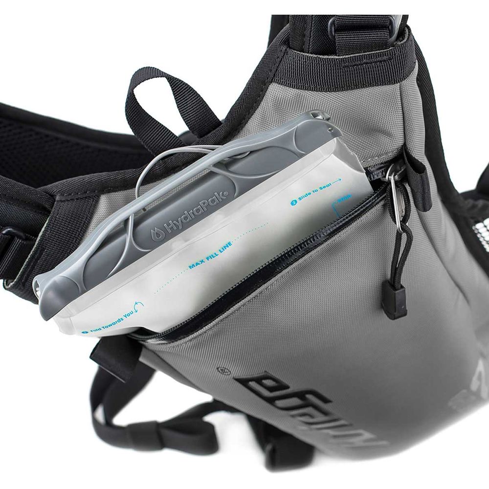 Kriega Hydro 2 Hydration Backpack Silver - 2 Liters - FREE UK Shipping, FREE 365 Day Returns | Moto Central