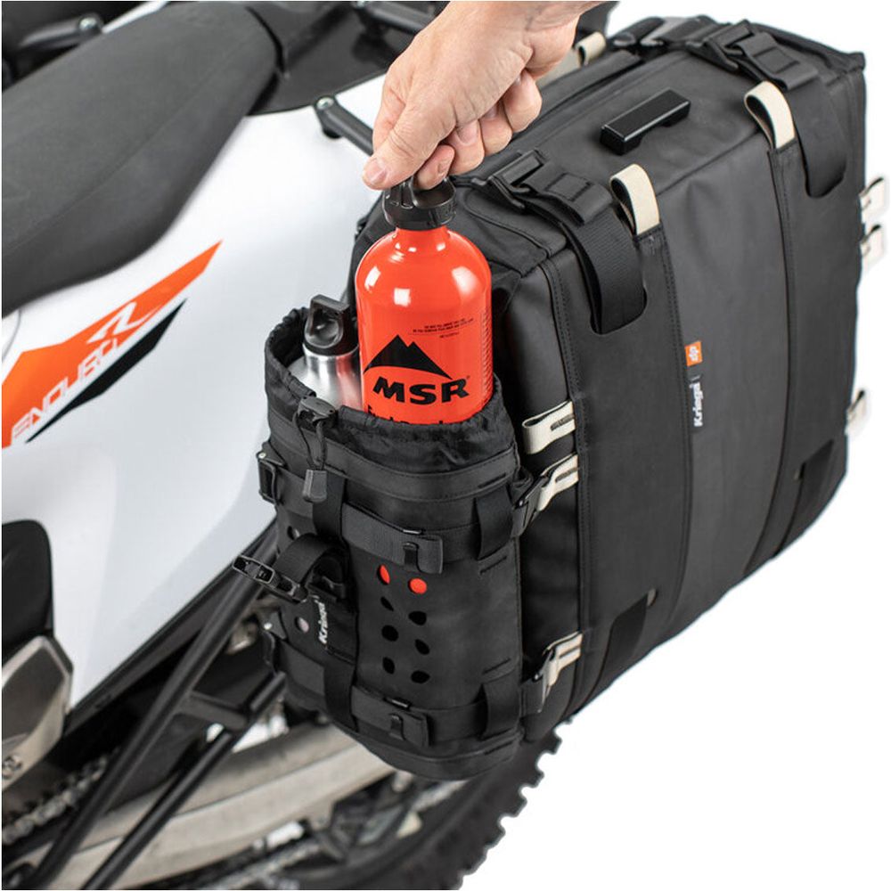 Kriega OS-Bottle 2x1 Liter Holder Black  - FREE UK Shipping, FREE 365 Day Returns | Moto Central