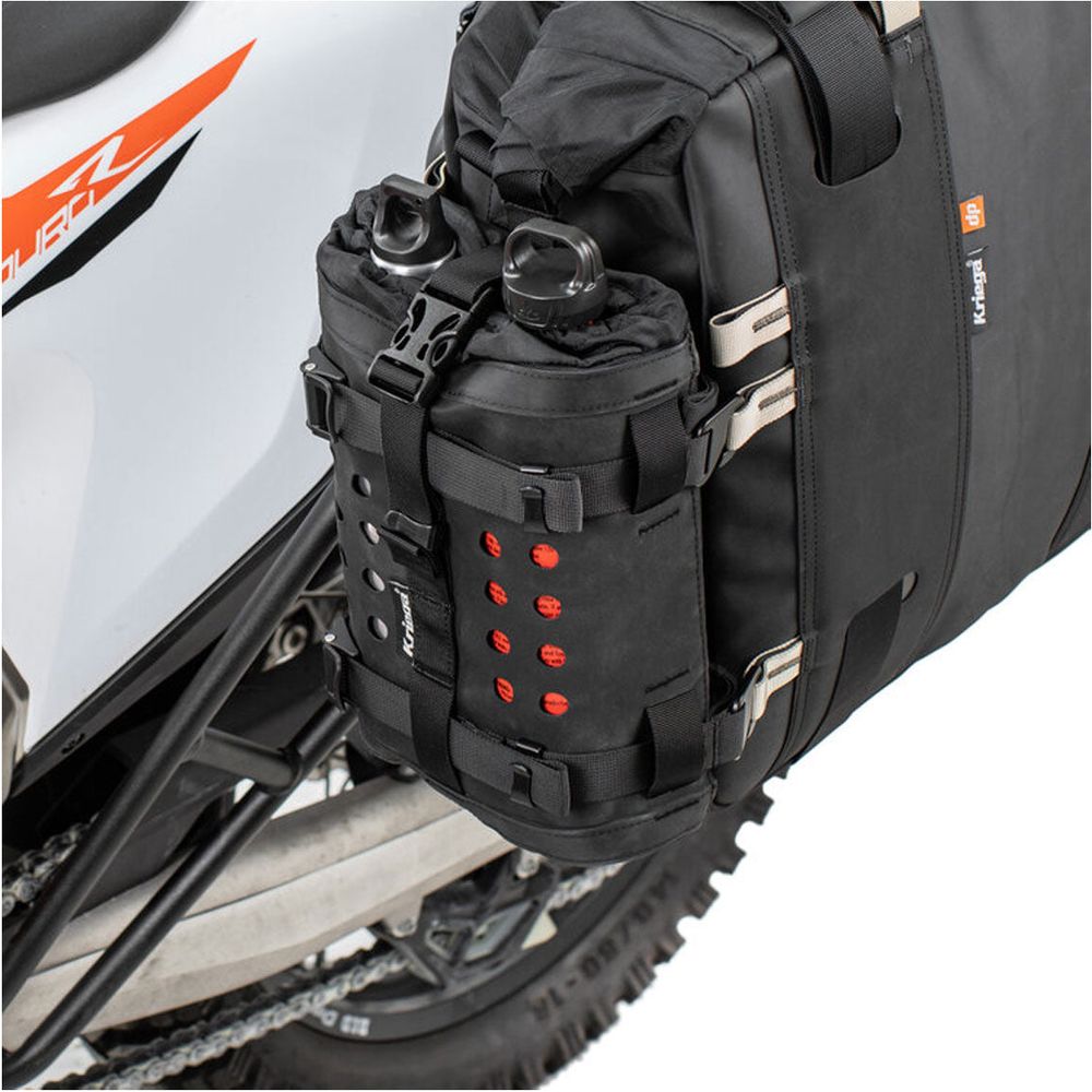 Kriega OS-Bottle 2x1 Liter Holder Black  - FREE UK Shipping, FREE 365 Day Returns | Moto Central