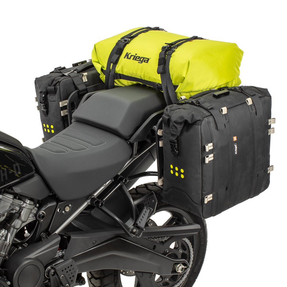 Kriega OS 38 Soft Pannier Black - 38 Liters - FREE UK Shipping, FREE 365 Day Returns | Moto Central