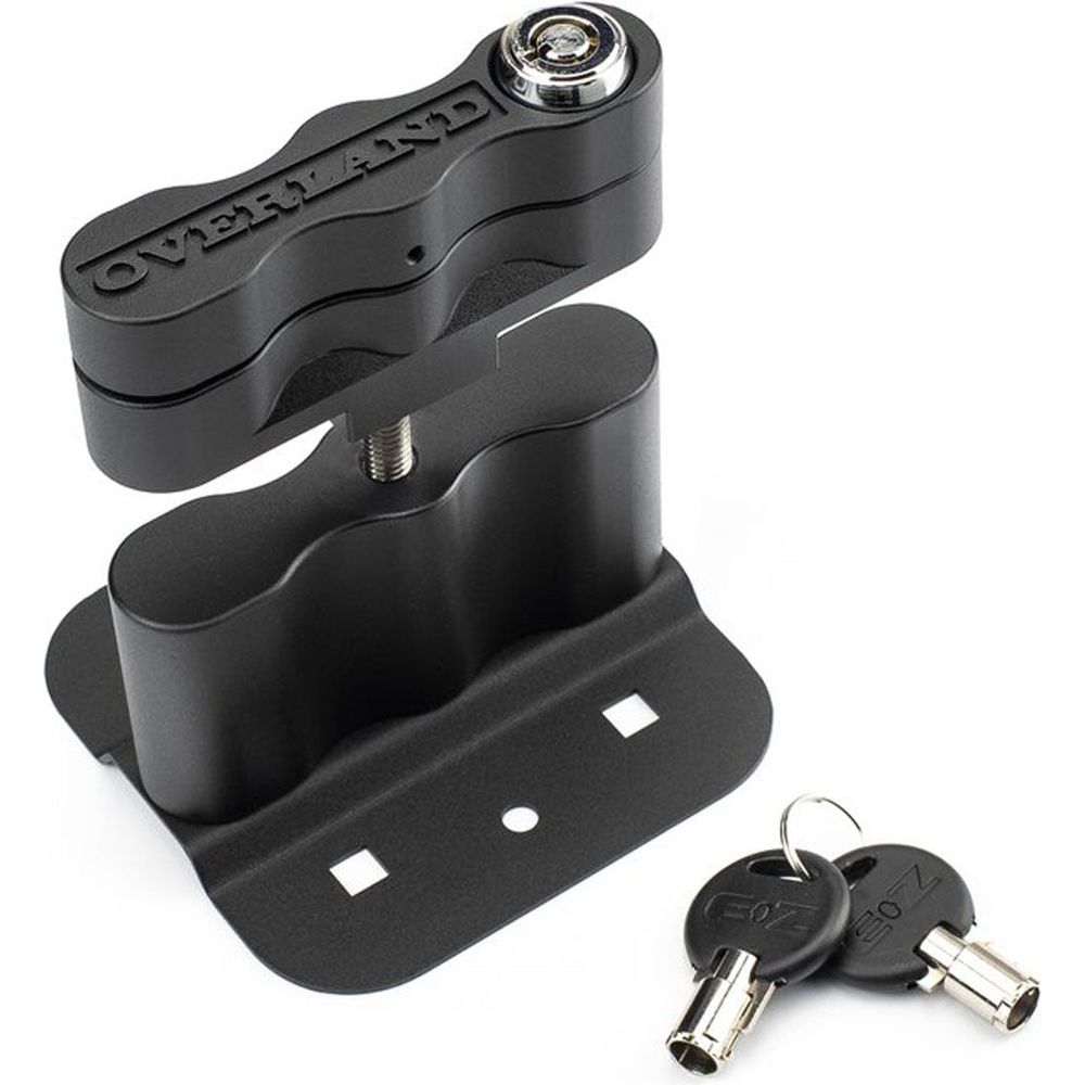 Kriega Overland Lockable Mount Including Lock Black