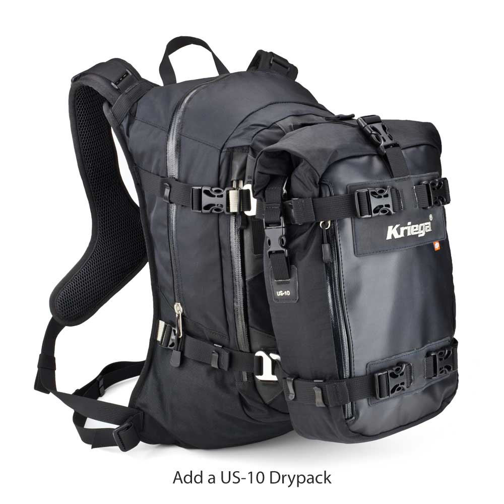 Kriega R20 Backpack Black - 20 Liters