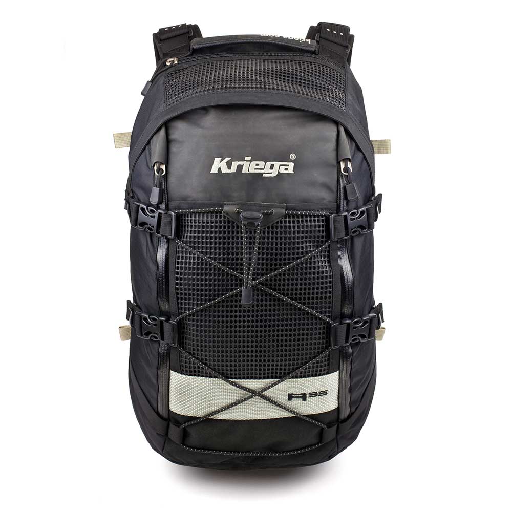 Kriega R35 Backpack Black - 35 Liters - FREE UK Shipping, FREE 365 Day Returns | Moto Central