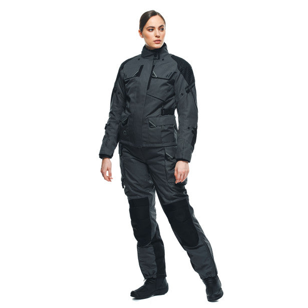 Dainese Ladakh 3L D-Dry Ladies All Weather Touring Textile Jacket Iron-Gate / Black