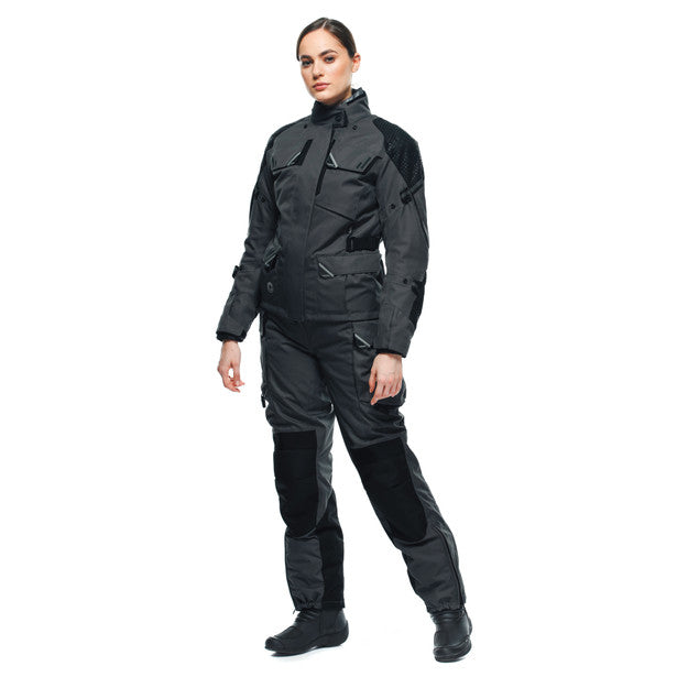 Dainese Ladakh 3L D-Dry Ladies All Weather Touring Textile Jacket Iron-Gate / Black