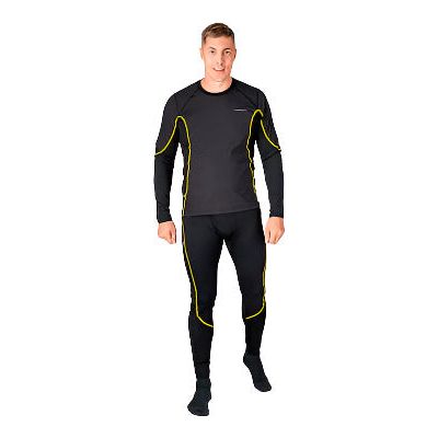 Lindstrands Dry Wind Long Sleeves Base Layer Sweater Black - FREE UK Shipping, FREE 365 Day Returns | Moto Central