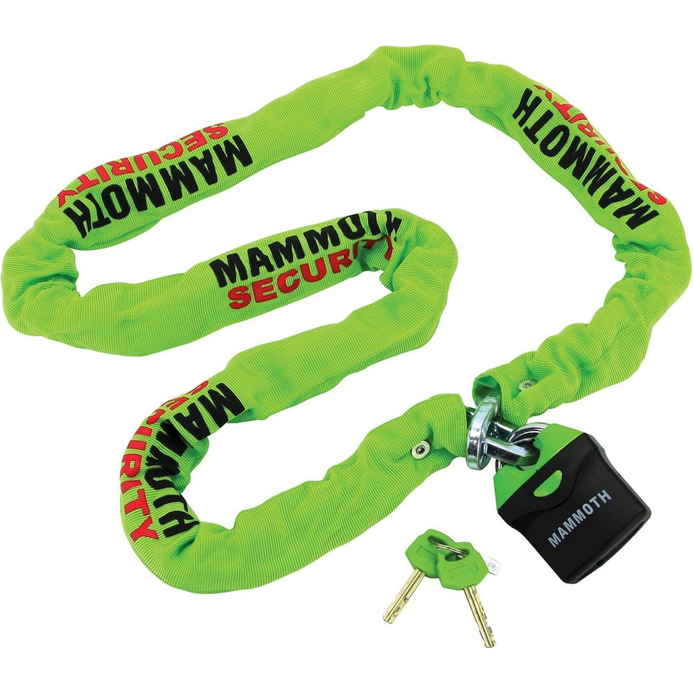 Mammoth Security Lock & Chain Security - 1.8 M - FREE UK Shipping, FREE 365 Day Returns | Moto Central