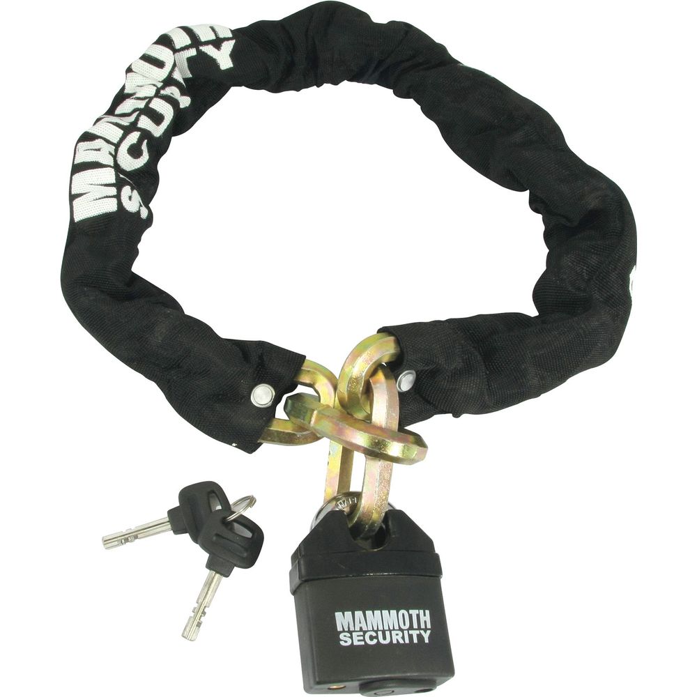 Mammoth Security Hexagon Lock & Chain 1 M Length - 12 MM