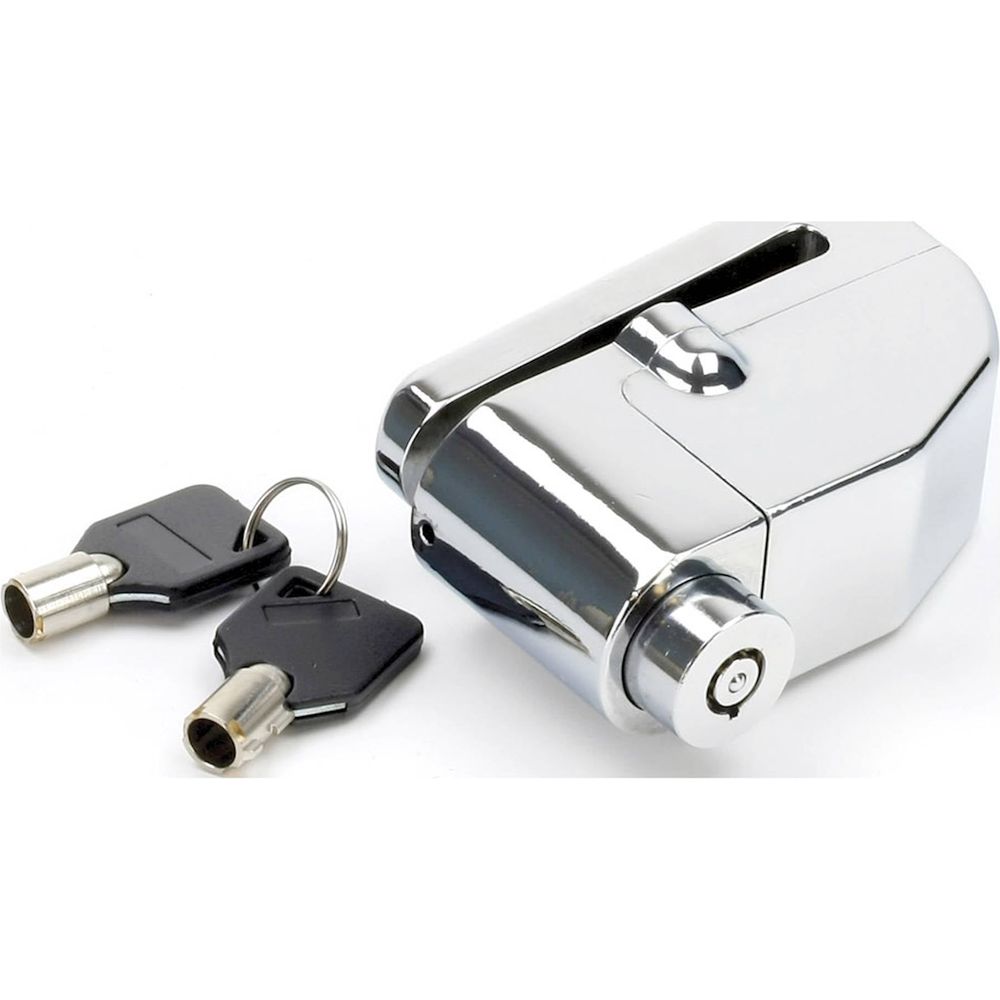 Mammoth Security Chrome Alarmed Disc Lock With 6 MM Pin