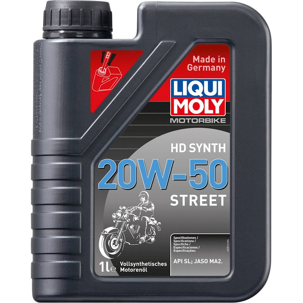 Liqui Moly 4 Stroke Fully Synthetic HD Street 20W-50 Oil