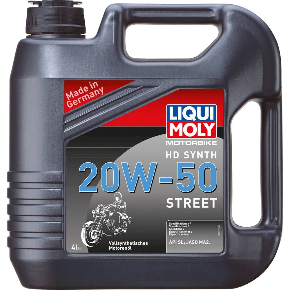 Liqui Moly 4 Stroke Fully Synthetic HD Street 20W-50 Oil