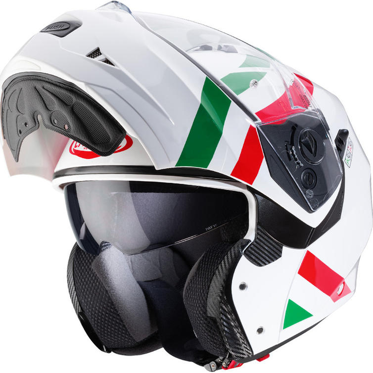 Caberg Duke 2 Super Legend Flip-Up Helmet Italia - FREE UK Shipping, FREE 365 Day Returns | Moto Central