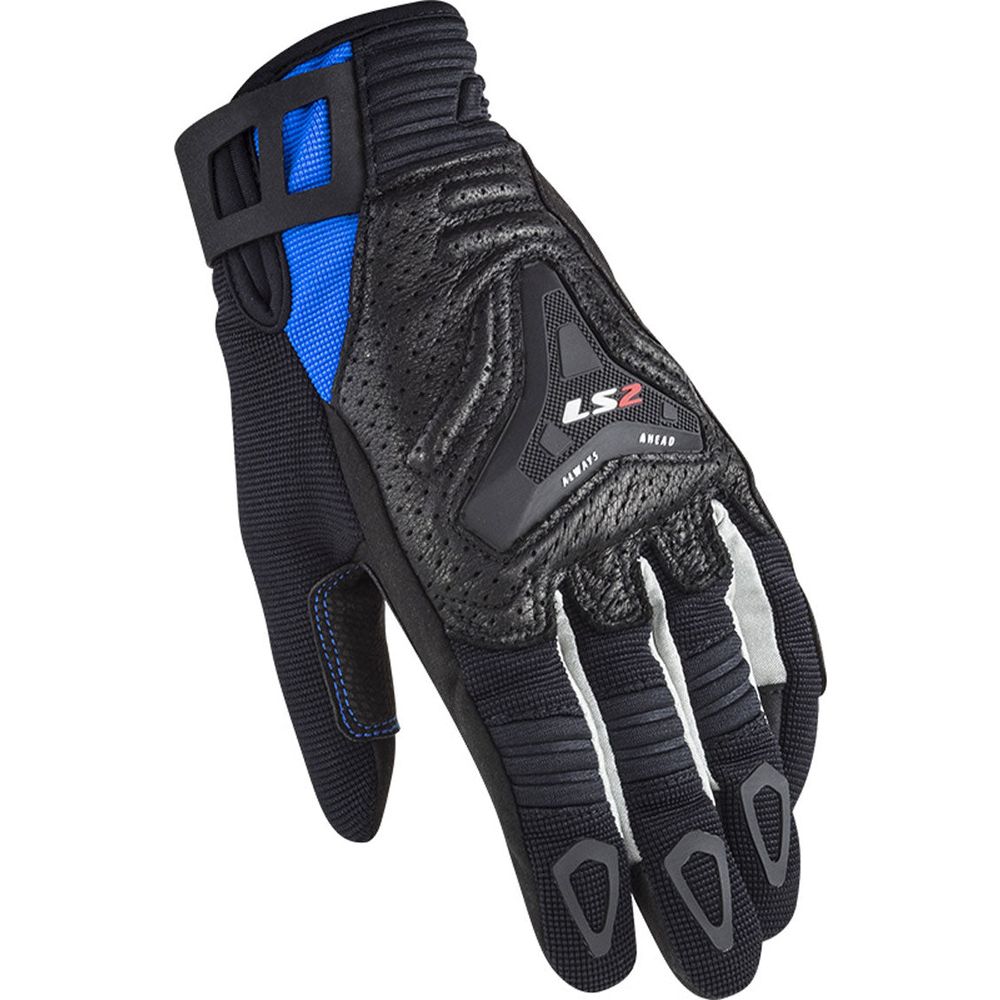 LS2 All Terrain Ladies Textile Gloves Black / Blue