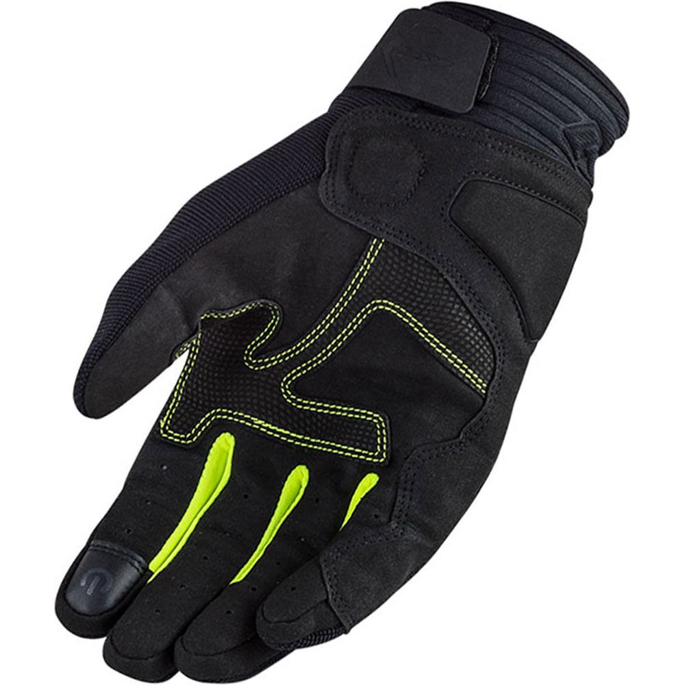 LS2 All Terrain Ladies Textile Gloves Black / Hi-Viz Yellow